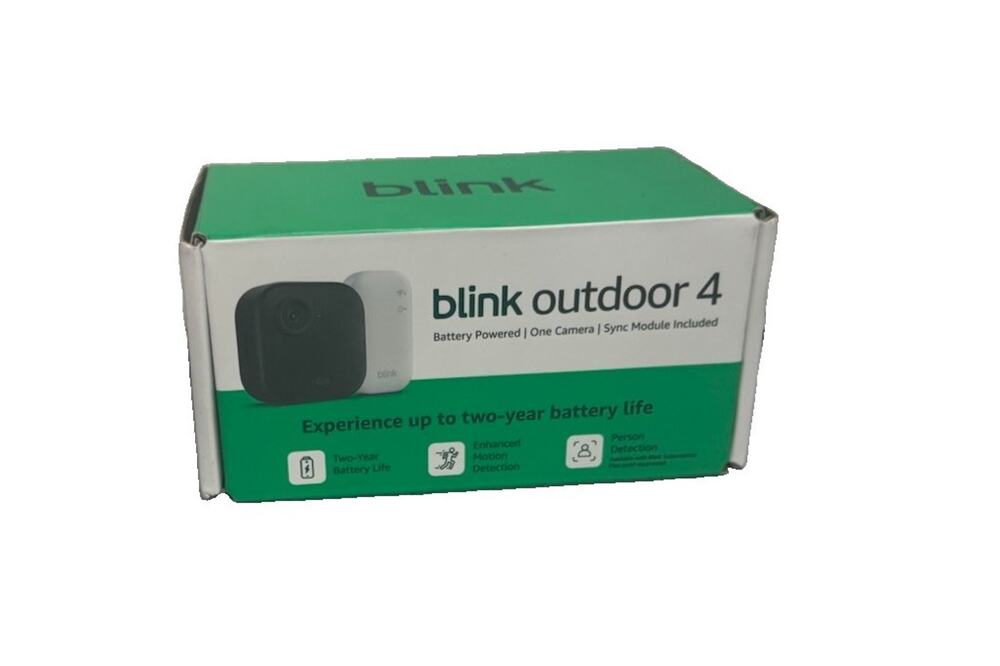Blink Outdoor 4 Wireless Smart Security Camera (1-Cam, Sync Module Core) Sealed